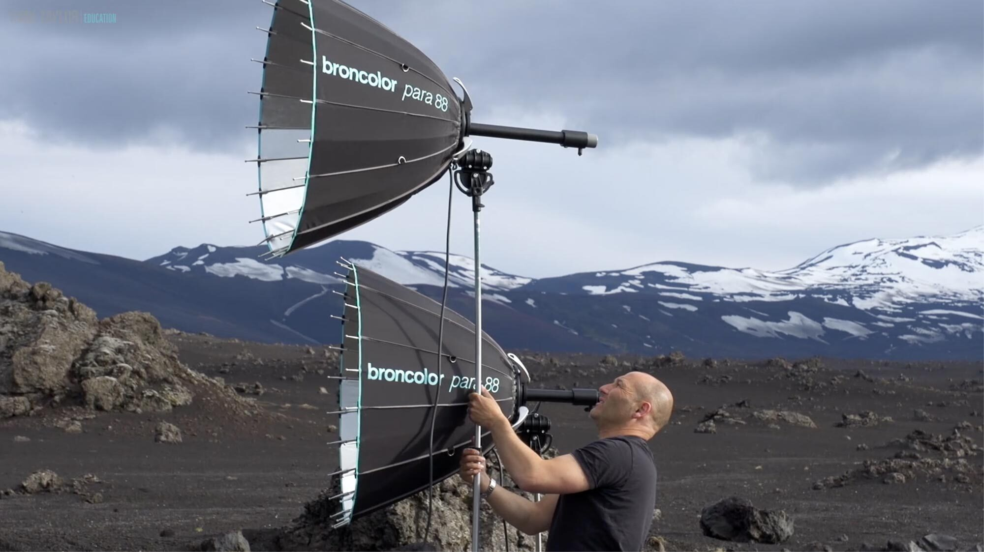 Reflectores Broncolor Para 88 en exteriores